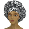 Leopard Print Satin Sleep Bonnet