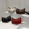 Chic Leder-Crossbody-Tasche mit verstellbarem Riemen