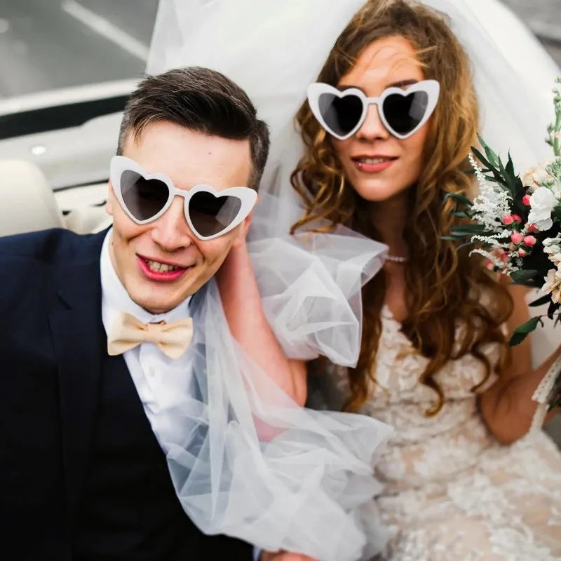 Heart-Shaped Sunglasses for Party Favors and Gifts