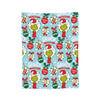 Grinch-Themed Coral Fleece Throw Blanket