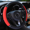 Rhinestone PU Leather Steering Wheel Cover