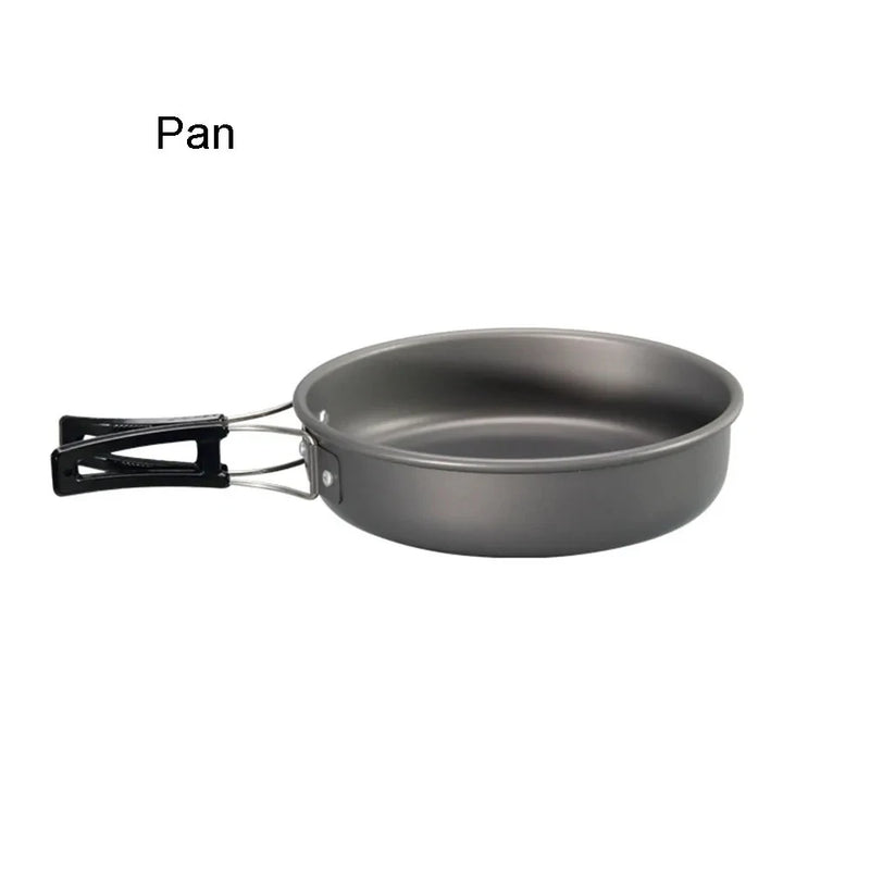 Portable Aluminum Camping Cookware Set