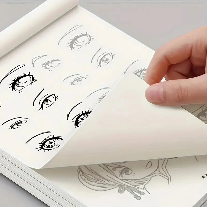 Anime Line Art Drawing Book for Beginners