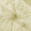 Romantic Lace Sheer Curtain with Floral Design