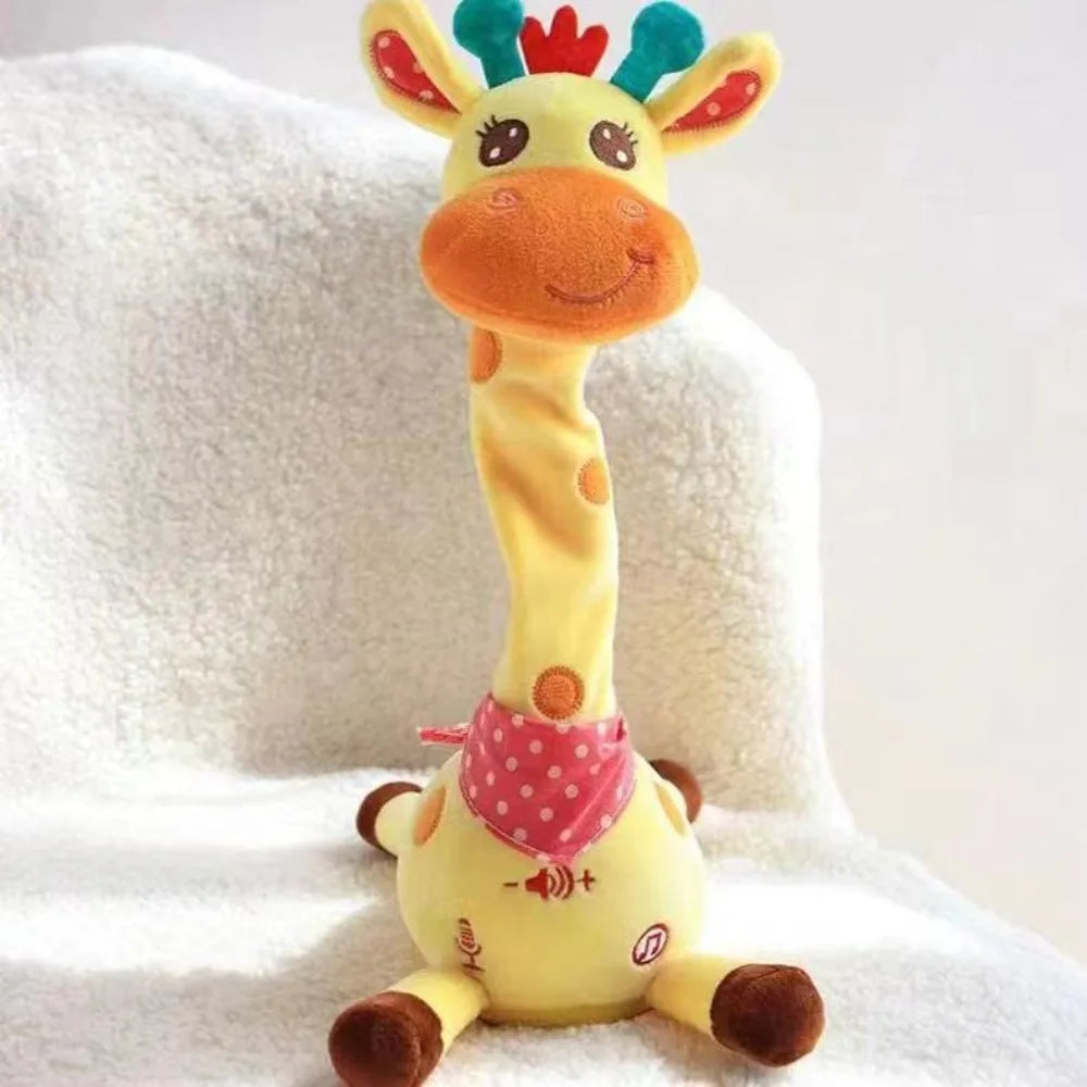 Interactive Dancing and Talking Giraffe Plush Toy with Music