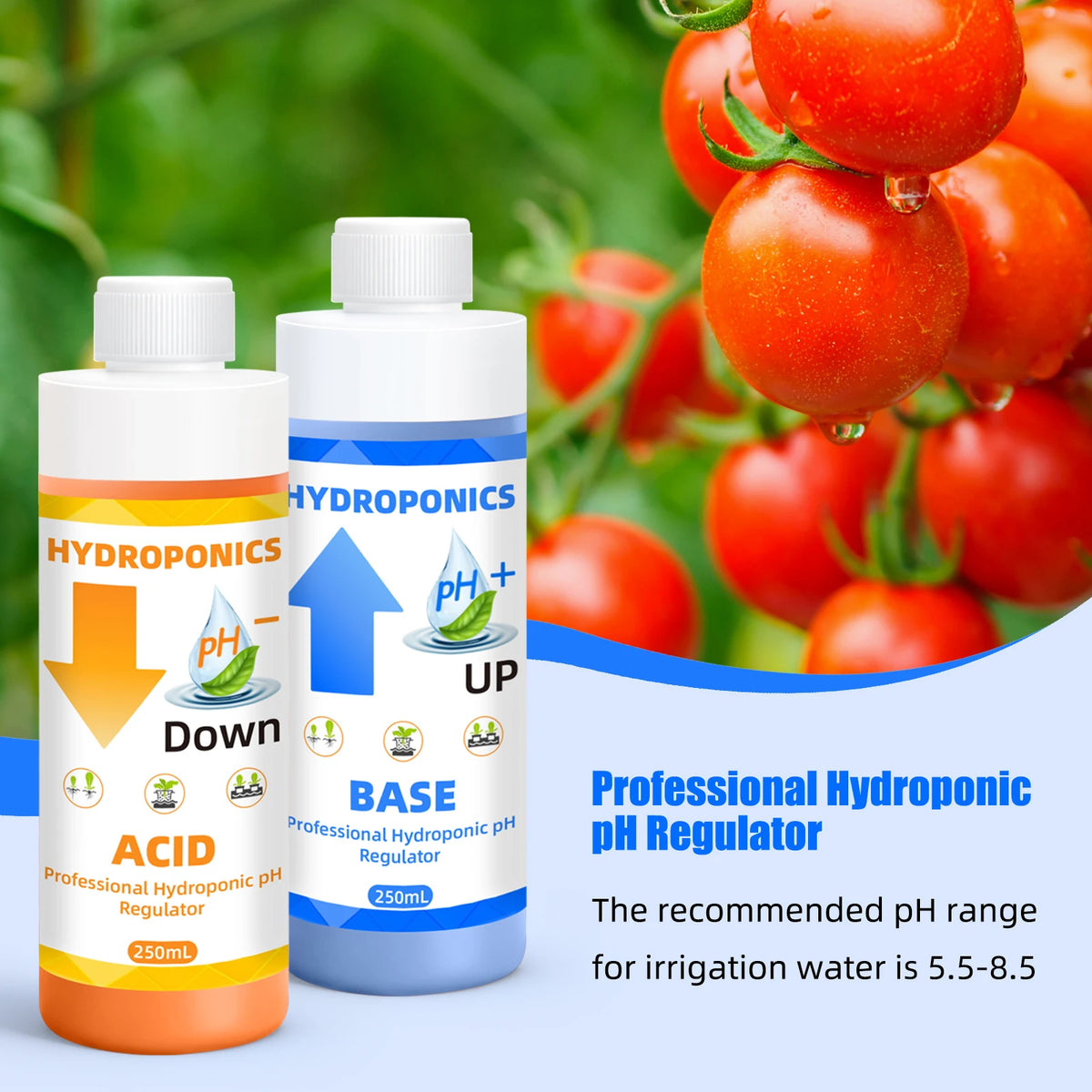 Hydroponic pH Up & Down Kit for Precise Nutrient Regulation