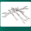 Ultra-Thin Dual-End Open Wrench for Tight Spaces