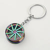 Gearbox Keychain with Turbo Hub and Brake Disc Pendant