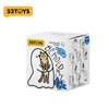 A box of 52TOYS Ghost Behold My Cat series blind box featuring a nocturnal cat figurine.