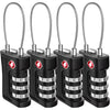 TSA-Approved 3-Digit Combination Travel Lock - Durable Zinc Alloy Luggage Lock