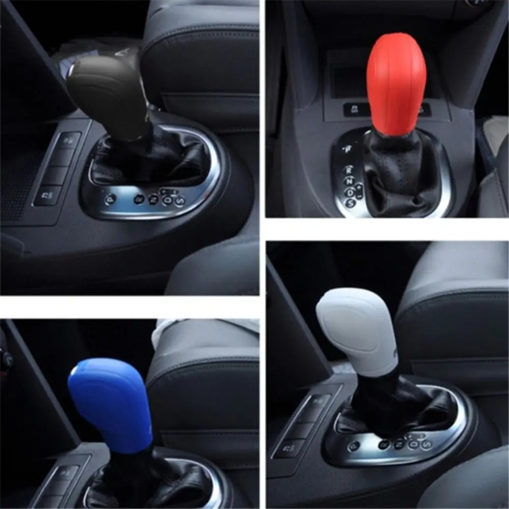Universal Silicone Gear Shift Knob Cover – Non-Slip Protective Sleeve