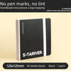 A black sketchbook titled S*TARIVER with a white stripe, shown against a light background.