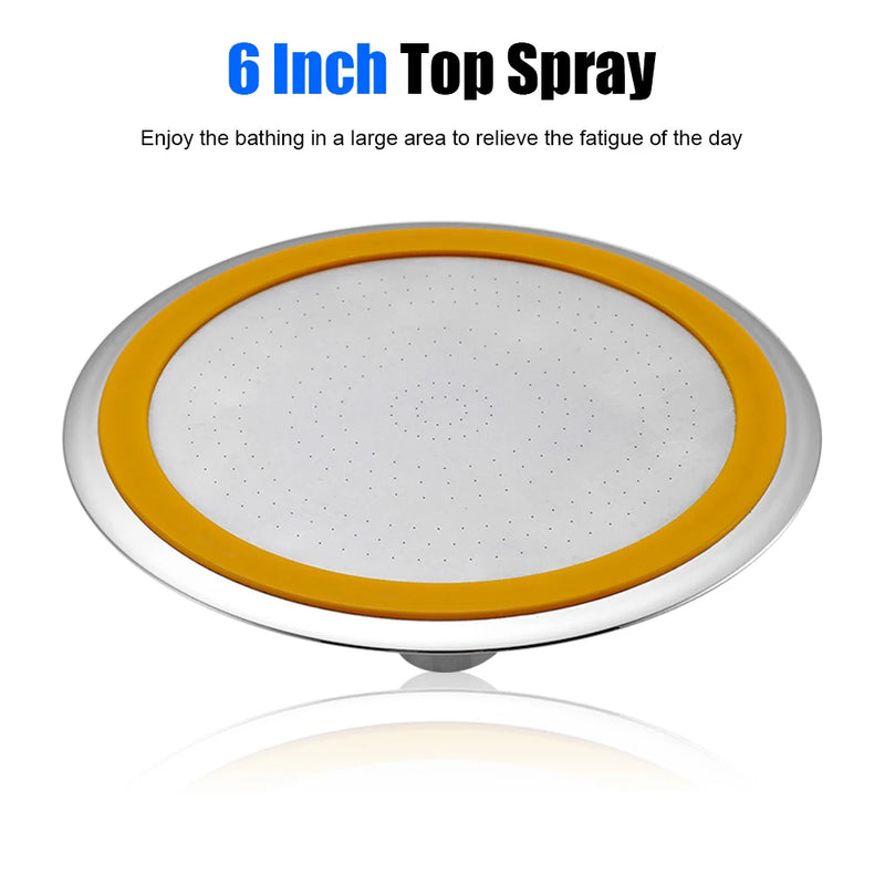 6-Inch Dual-Mode Rainfall Shower Head