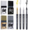 Acrylic Paint Pens - 5 Pack Permanent Markers for Rock, Glass & Metal