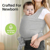 Knitted Fabric Baby Carrier for Front Carrying, Sleeping & On-the-Go Comfort