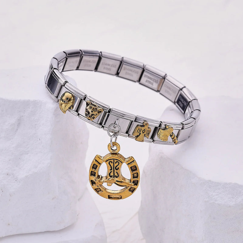 Pulsera de Charm Estilo Vaquero del Oeste
