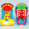 Shoelace Tying Practice Board for Kids – Learn to Tie Laces