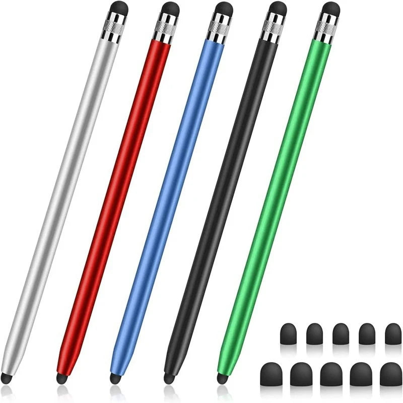 Universal Dual-Tip Capacitive Stylus Pen for Tablets and Smartphones