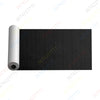 Roll of black self-adhesive faux leather repair tape for furniture and accessories