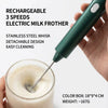 Rechargeable Electric Milk Frother & Handheld Mixer