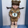 Lifelike Reborn Baby Girl Doll with Soft Silicone Body