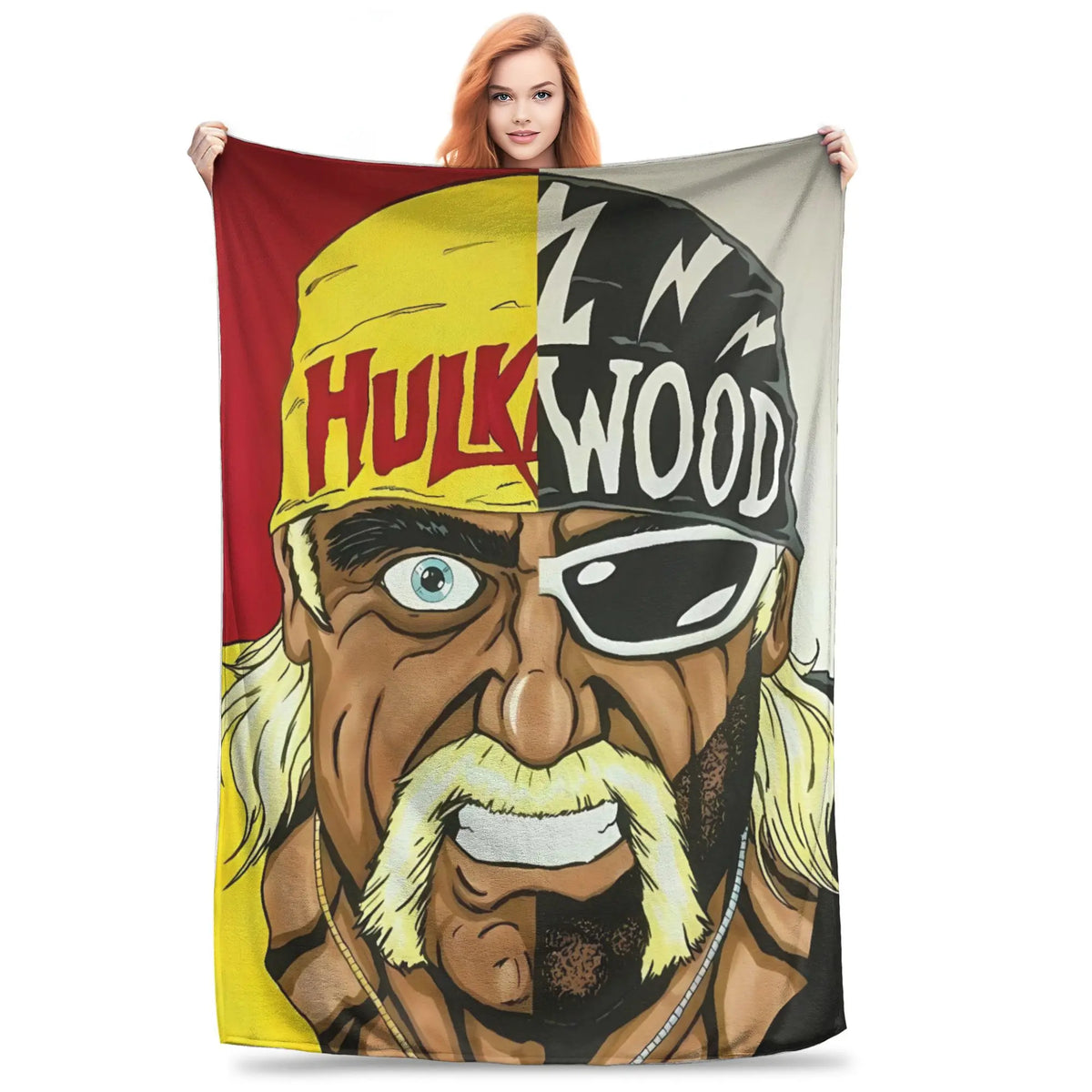 Hulk Hogan Themen-Plüsch-Flanelldecke