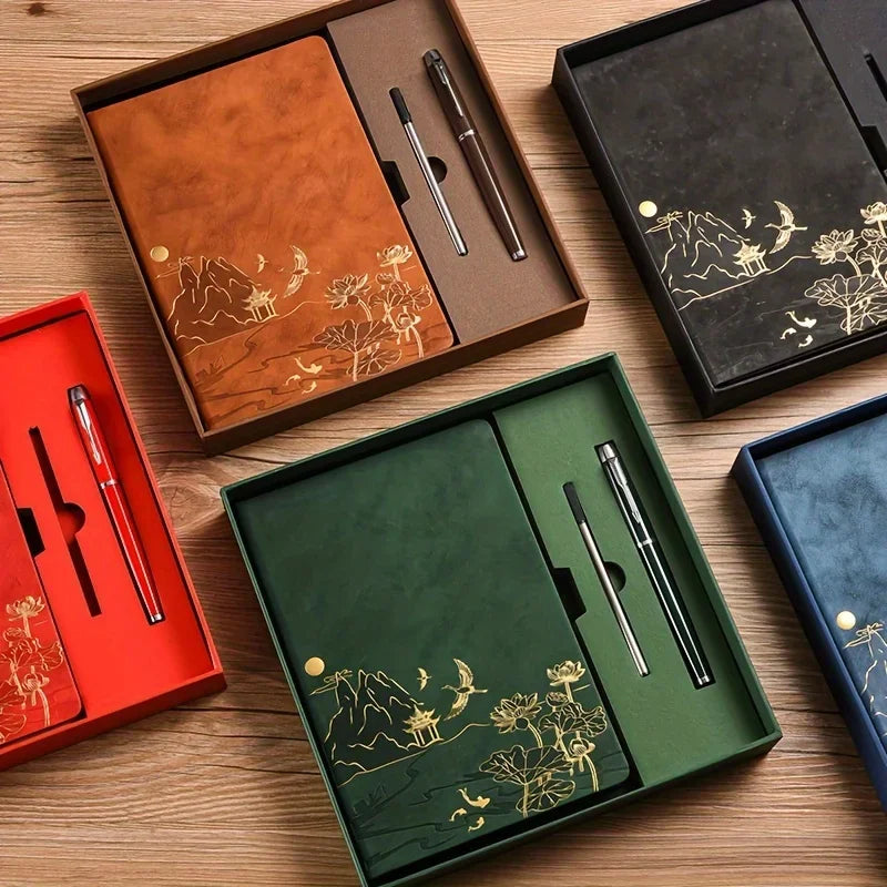Premium A5 Notebook with Color-Changing PU Leather Cover