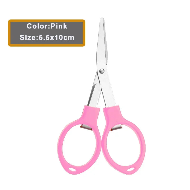 Compact Folding Scissors with Safety Lock