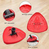 Replacement Microfiber Mop Head & Adjustable Handle for Spin Mop Systems