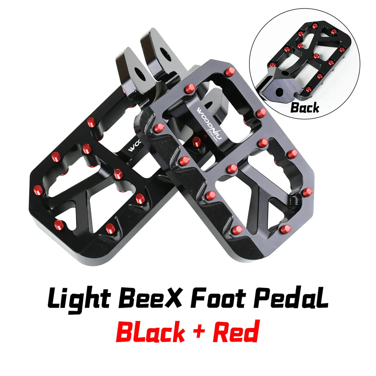 Durable Aluminum Footpegs with Pedal Bracket for Electric Dirt Bikes