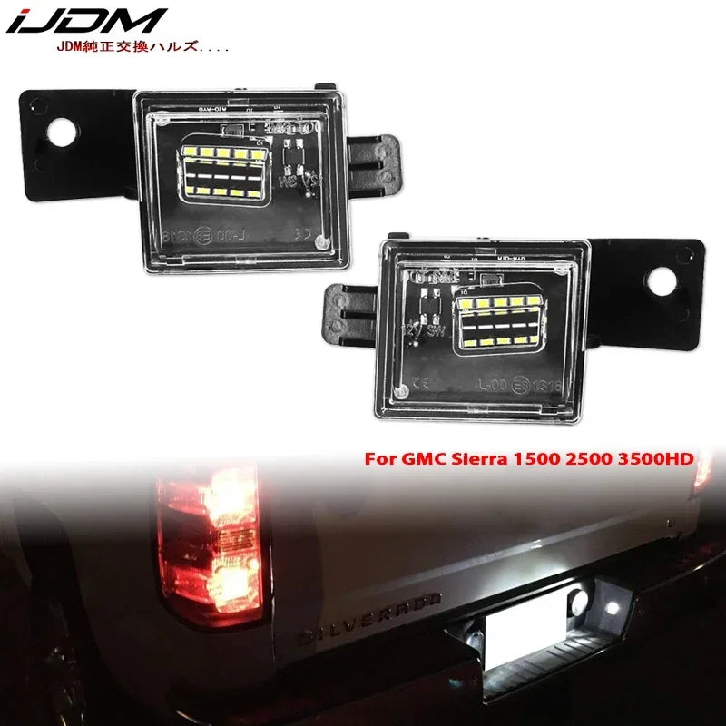 LED License Plate Light Assembly for Chevy Silverado & GMC Sierra