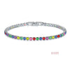 Elegante Tennisarmband mit Zirkonia