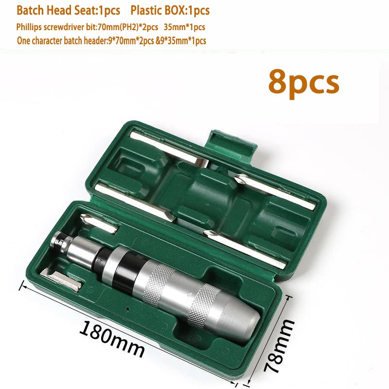 13-Piece Impact Screwdriver Kit for Stubborn Screws