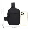 Mini Sling Crossbody Bag - Waterproof Nylon Chest Pack