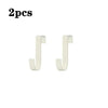 Stainless Steel Over-the-Door Hooks for Kitchen and Bathroom Storage