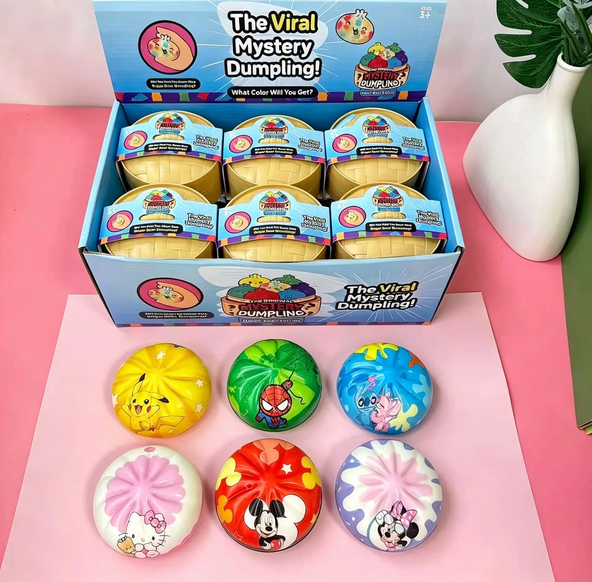 Mystery Dumpling Squishy – Slow-Rise Stress Relief Fidget Toy