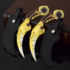 Blue Dragon Claw Folding Knife Model - 18cm Collectible Tactical Karambit