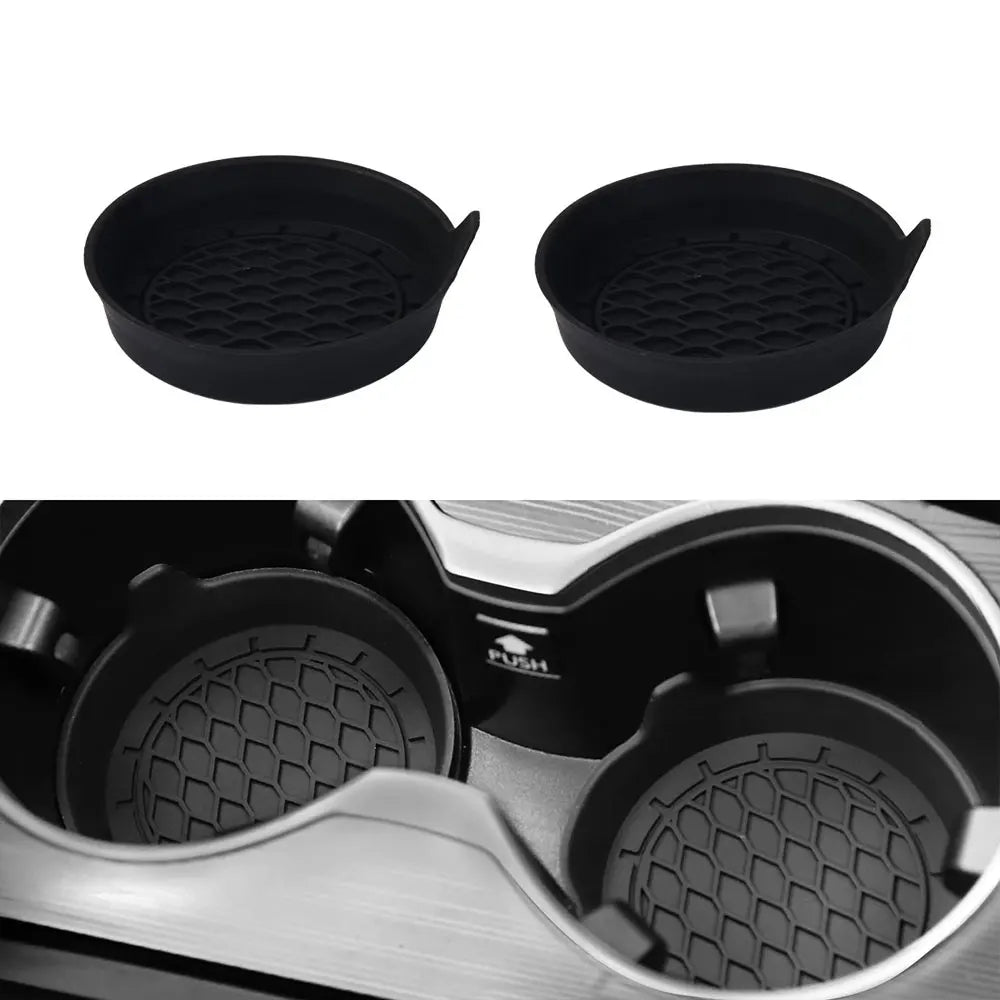 Non-Slip Silicone Car Cup Holder Coasters