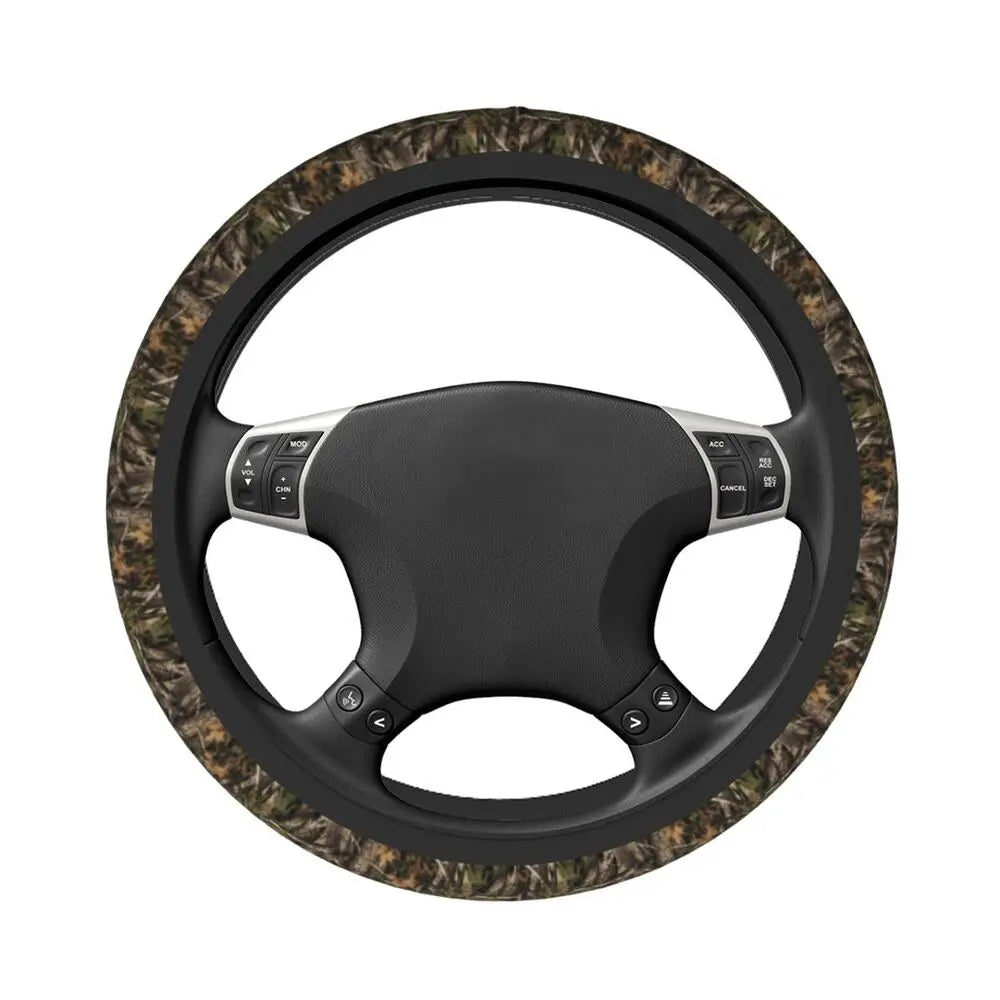 Tree Camouflage Elastic Steering Wheel Cover