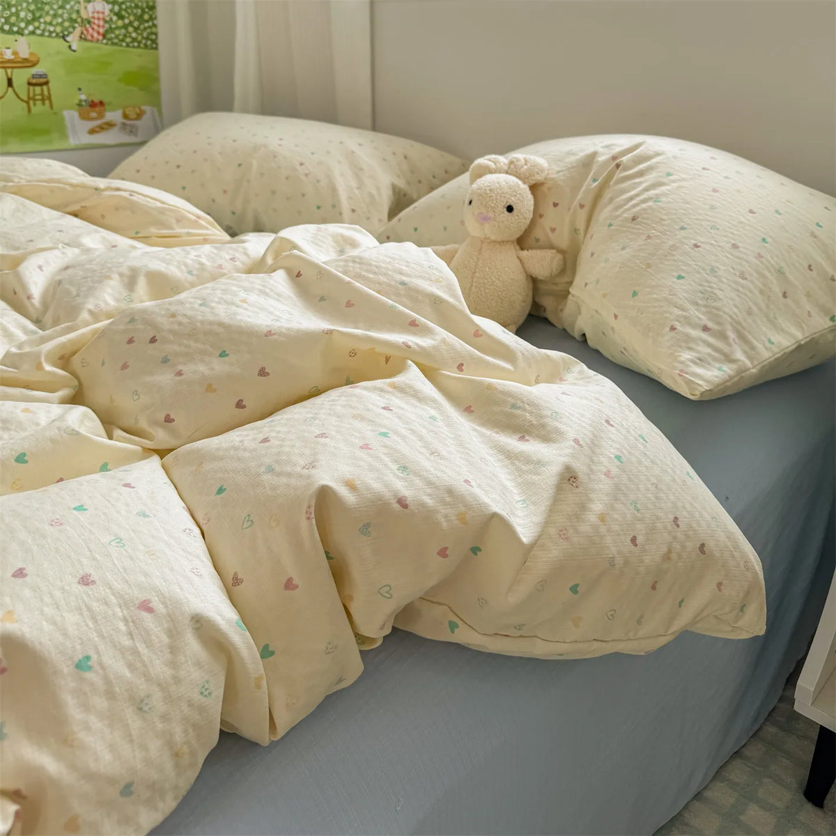 Ultra-Soft Microfiber Duvet Cover Set with Pillowcases