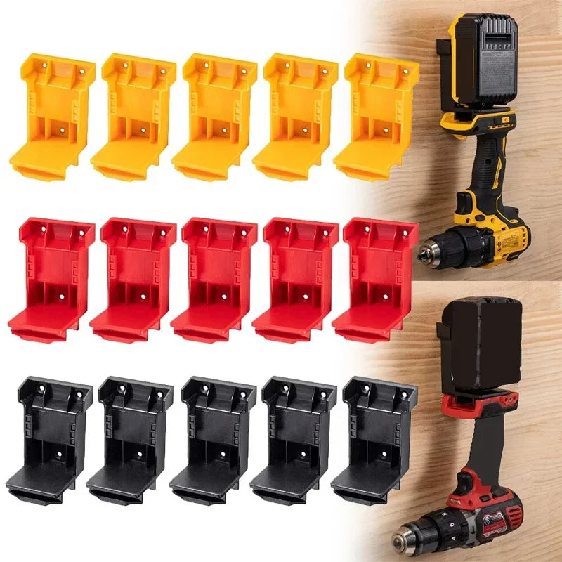 Battery & Tool Holder for 18V/20V Power Tools (5-Pack)