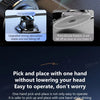 A close-up of a 360° rotating car dashboard phone mount with an upgraded silicone base for secure placement.