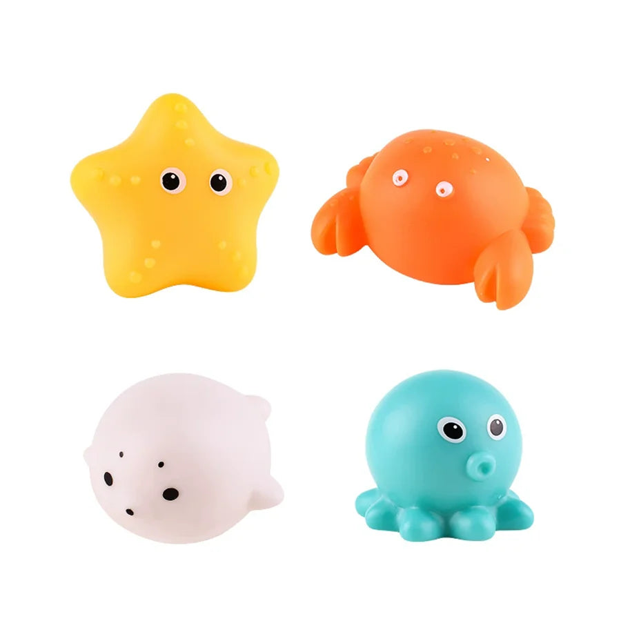 Dinosaur LED Bath Toy with Color-Changing Lights