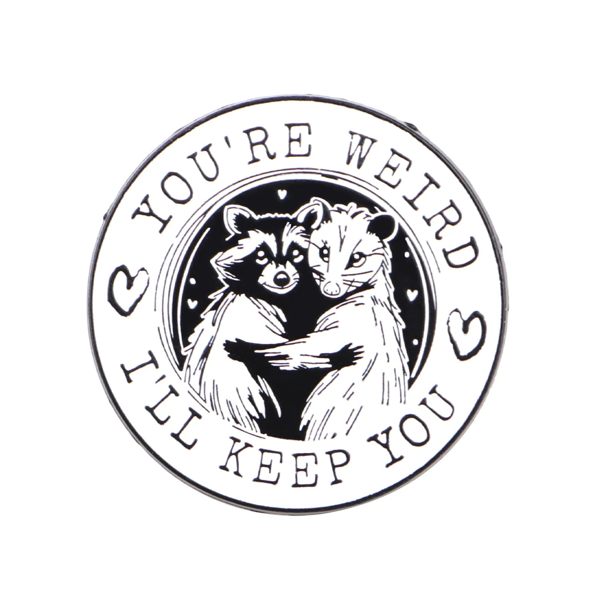 Cute Opossum Enamel Pin