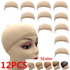 Stretchy Nylon Wig Caps - 6 Pack