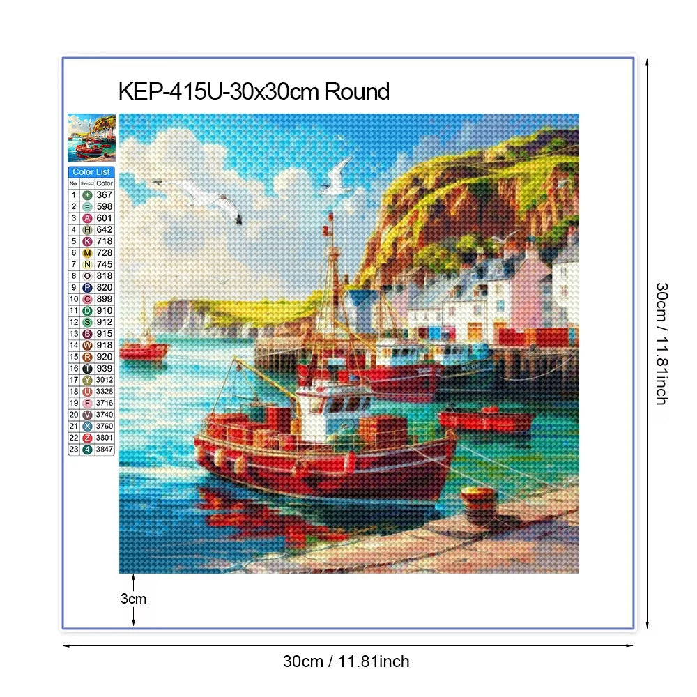 5D Diamond Painting Kit - Scenic Landscape Art