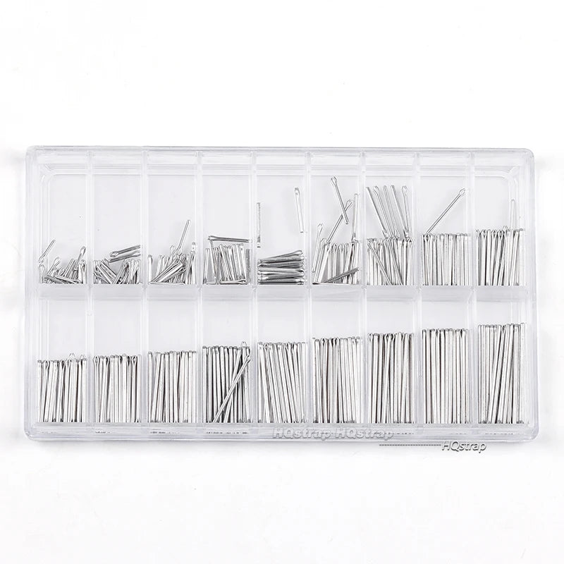 Stainless Steel Watch Band Pins Assortment Kit (360 Pieces)