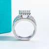 Men's 14K Gold Plated Moissanite Statement Ring