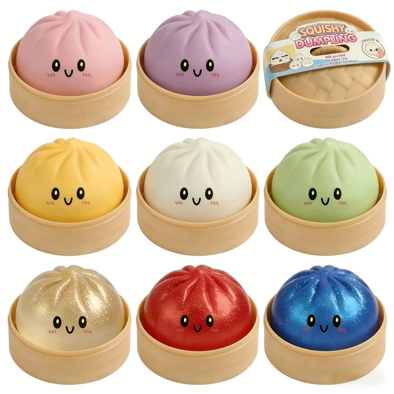Glitter Dumpling Squishy Stress Relief Toy