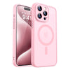 Magnetic Matte Shockproof Case for iPhone with MagSafe Compatibility